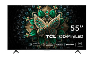 55" Телевизор TCL 55C6K черный QLED 3840x2160,4K UltraHD, 144 Гц, Wi-Fi, Google TV 1