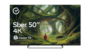 Телевизор LED Sber SDX-50U4127 Салют ТВ 50" черный/4K Ultra HD/Smart TV 1