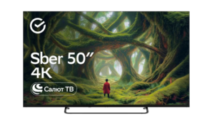 Телевизор LED Sber SDX-50U4127 Салют ТВ 50" черный/4K Ultra HD/Smart TV 1