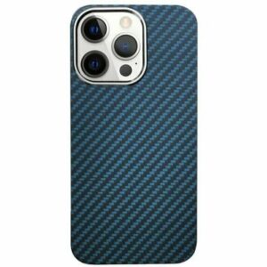 Чехол Knit Keivlar Case С Подставкой Sceleton для iPhone 16 Pro, Blue 1