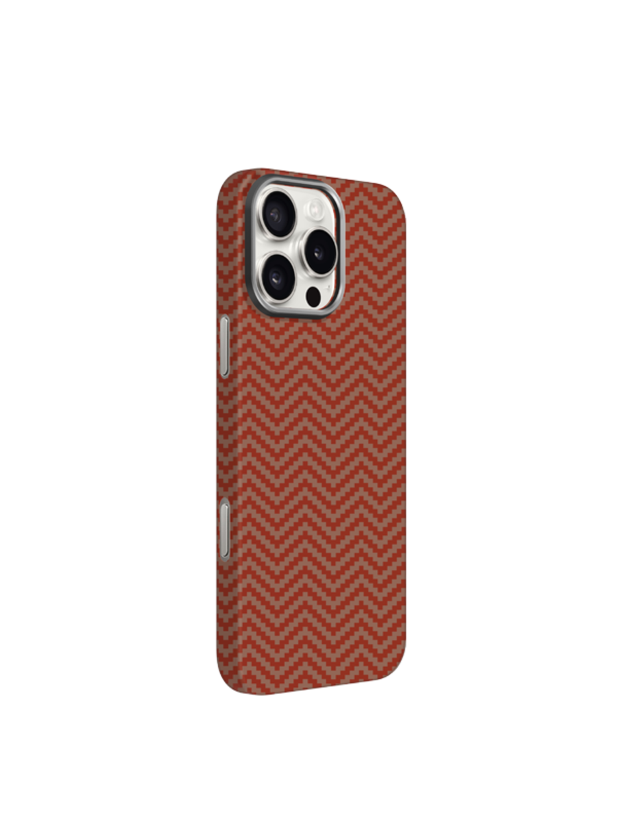 Чехол Knit Keivlar Case С Подставкой для iPhone 16 Pro Max, Brown 1 Чехол Knit Keivlar Case С Подставкой для iPhone 16 Pro Max, Brown 1