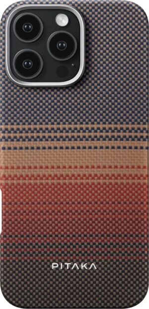 Чехол Knit Keivlar Case С Подставкой для iPhone 16 Pro Max, Sunset 1
