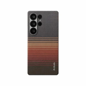 Чехол PITAKA Tactile Woven Case для Samsung S25 Ultra, Sunset 1