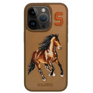 Чехол Santa Barbara Polo & Racquet Club для iPhone 17 Pro Max Коричневый