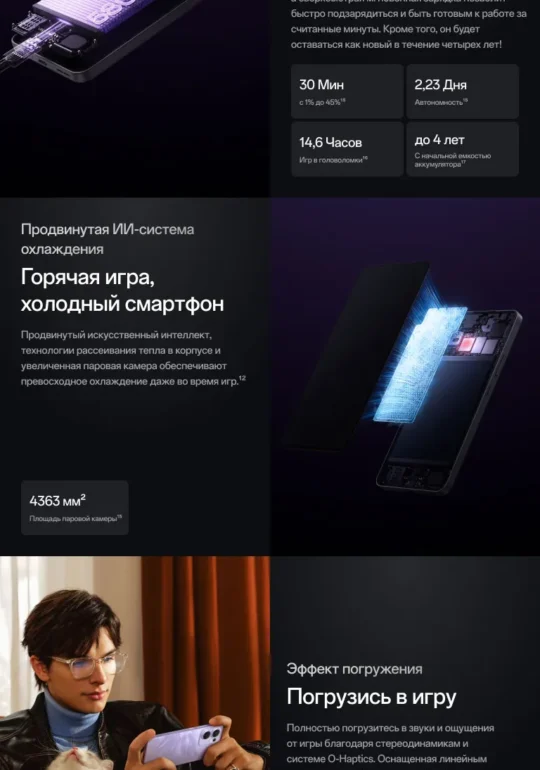 Смартфон OPPO Reno 13 F 8/512Gb Violet 14