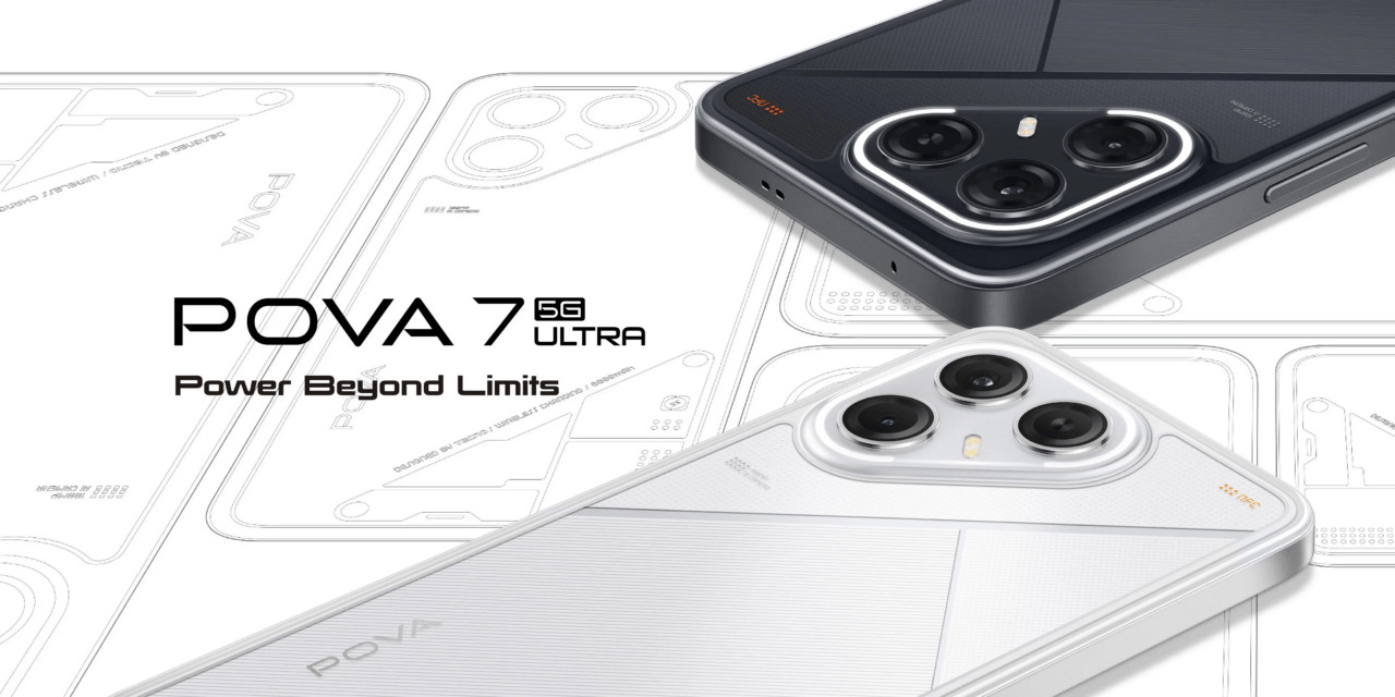 Смартфон TECNO POVA 7 Ultra 5G 8/256GB Geek White 1
