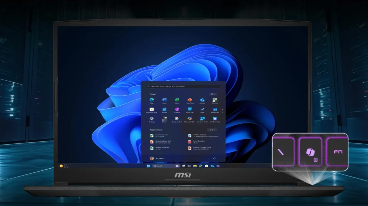 Ноутбук MSI Katana 15 HX B14WFK-618XRU Core i5-14450HX/16 Gb/ 1Tb/ NVIDIA GeForce RTX 5060 8Gb/No OS 13