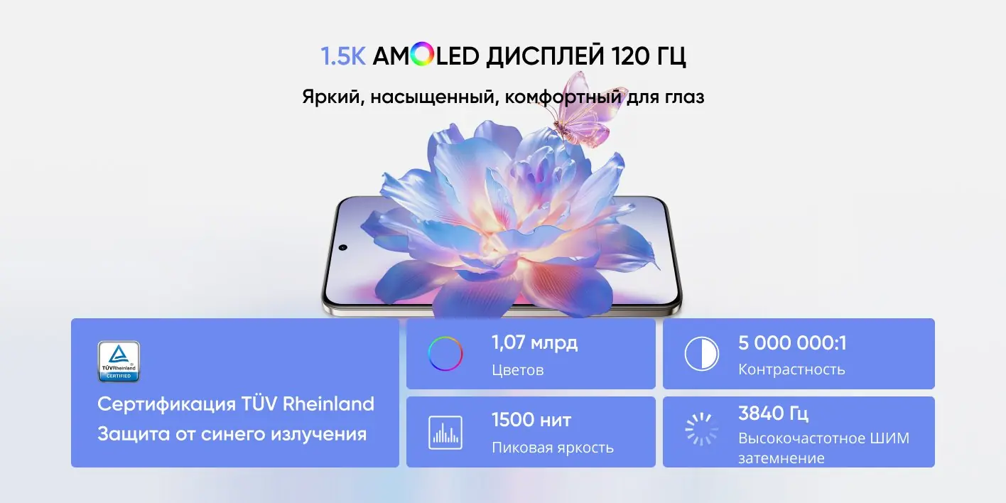 Смартфон REALME P3 Ultra 5G RMX5031 12/256Gb Лунный белый 20
