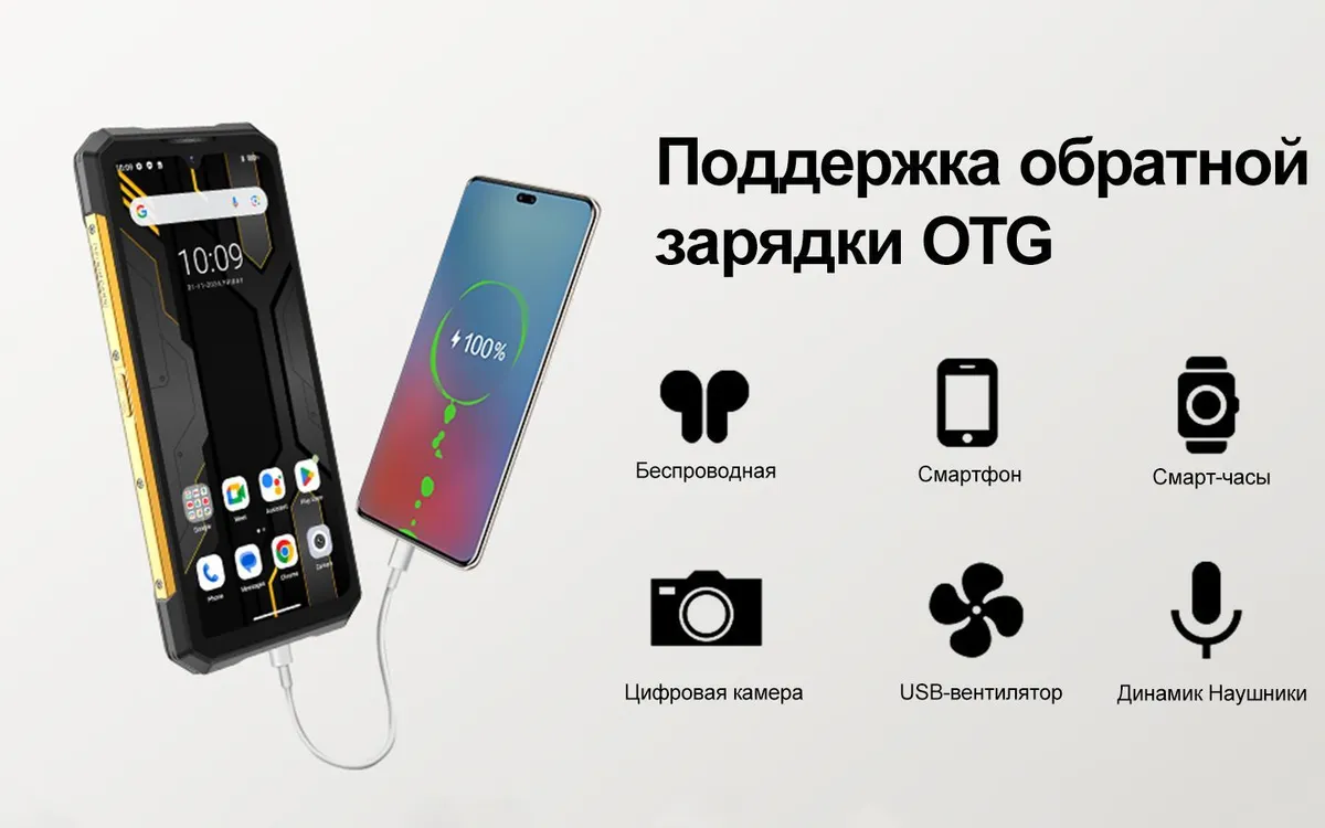 Смартфон DOOGEE S200 X 32(12+20 Gb)/512 Gb Green Ranger 16