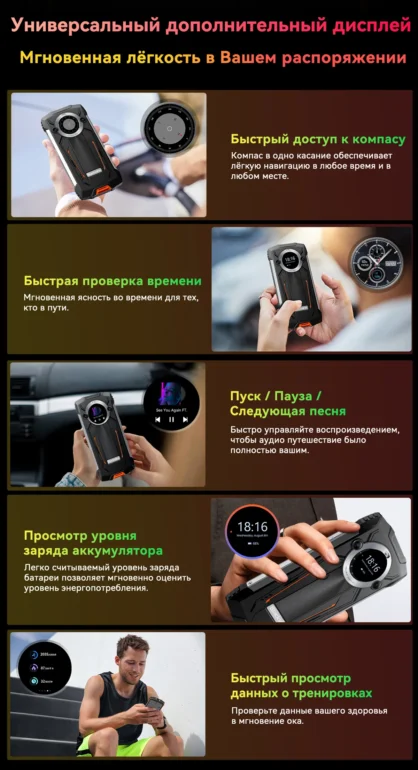 Смартфон Blackview BV8200 12/256 Black 6