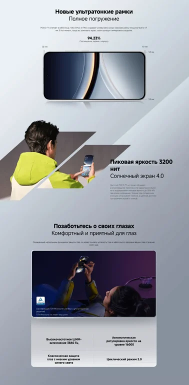 Смартфон Xiaomi POCO F7 12/512 Silver 5