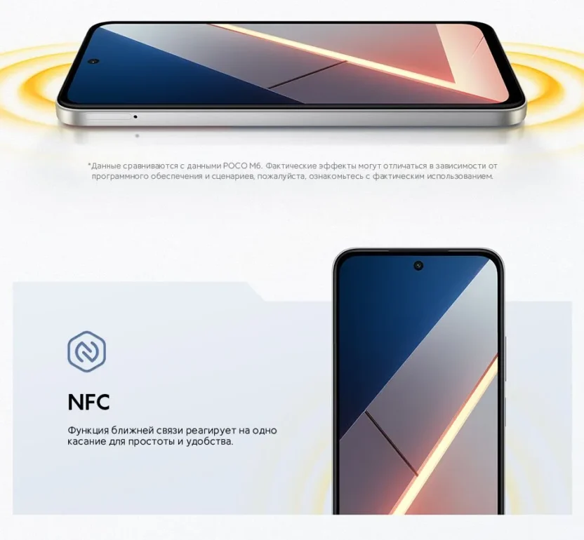 Смартфон Xiaomi POCO M7 8/256 GB Silver 34