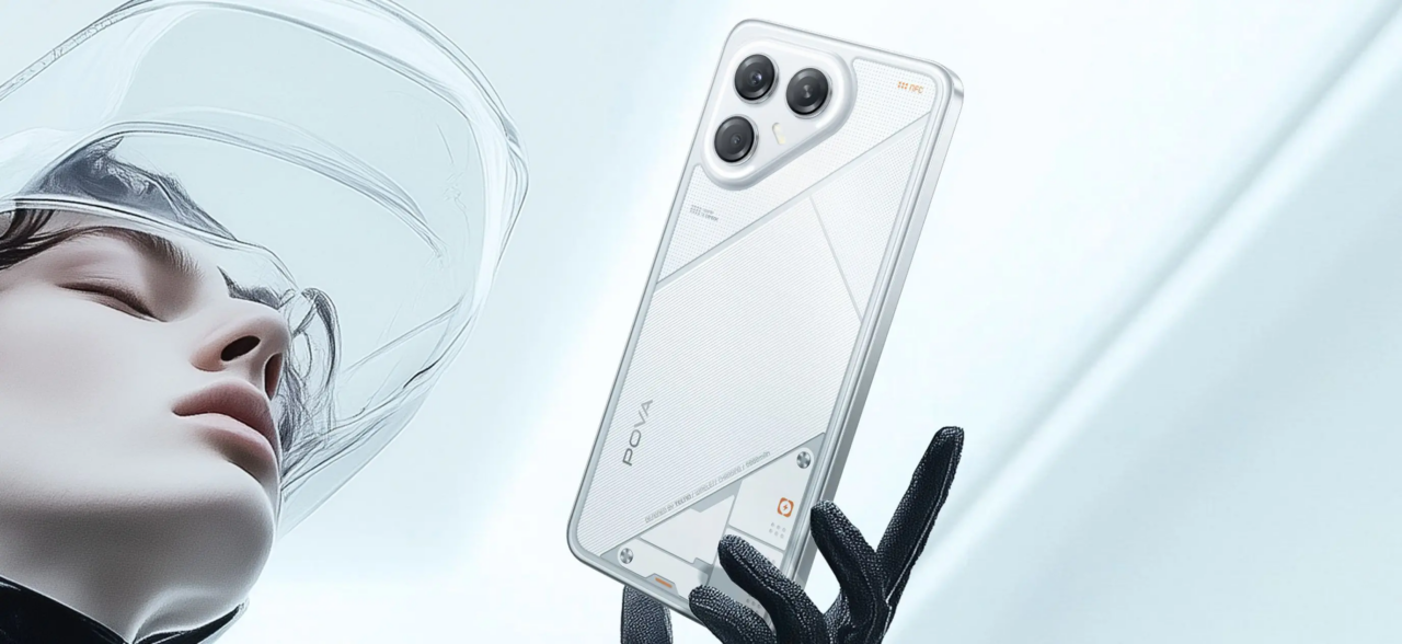 Смартфон TECNO POVA 7 Ultra 5G 8/256GB Geek White 8 Смартфон TECNO POVA 7 Ultra 5G 8/256GB Geek White 8