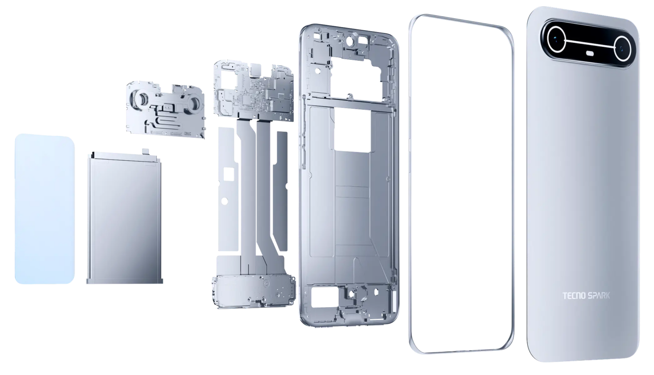 Смартфон TECNO Spark Slim 8/256 Slim White 6