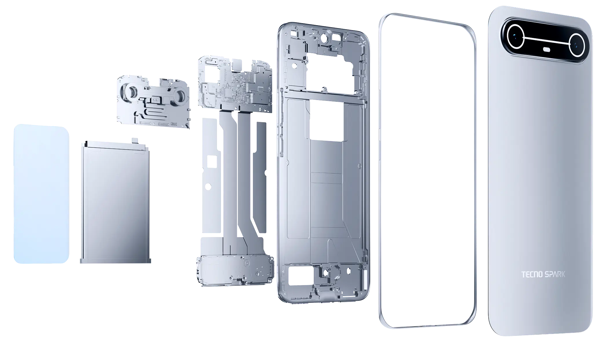 Смартфон TECNO Spark Slim 8/256 Cool Black 6