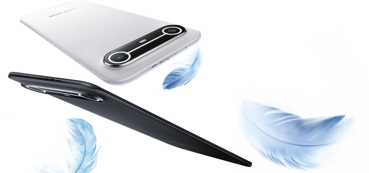 Смартфон TECNO Spark Slim 8/256 Slim White 3