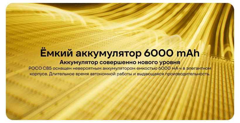 Смартфон Xiaomi Poco C85 8/256GB Black 9 POCO-C85-12