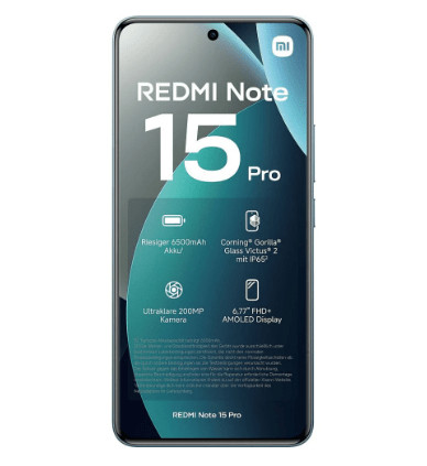 Смартфон Xiaomi Redmi Note 15 Pro 5G 8/256GB Glacier Blue 2 Смартфон Xiaomi Redmi Note 15 Pro 5G 8/256GB Glacier Blue 2