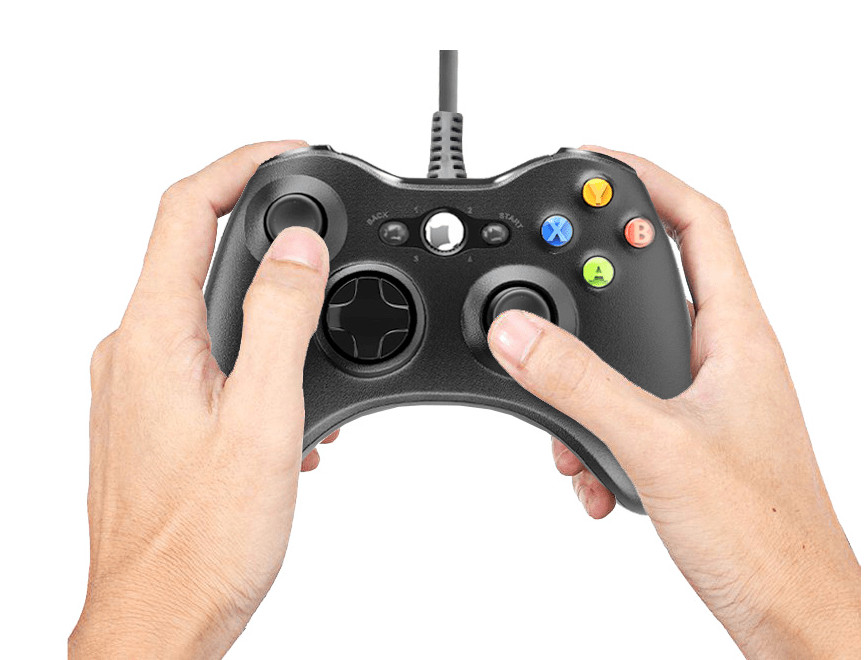 Х-BOX 360 Джойстик проводной (52А-00003) Black (красная упаковка) 3 Х-BOX 360 Джойстик проводной (52А-00003) Black (красная упаковка) 3