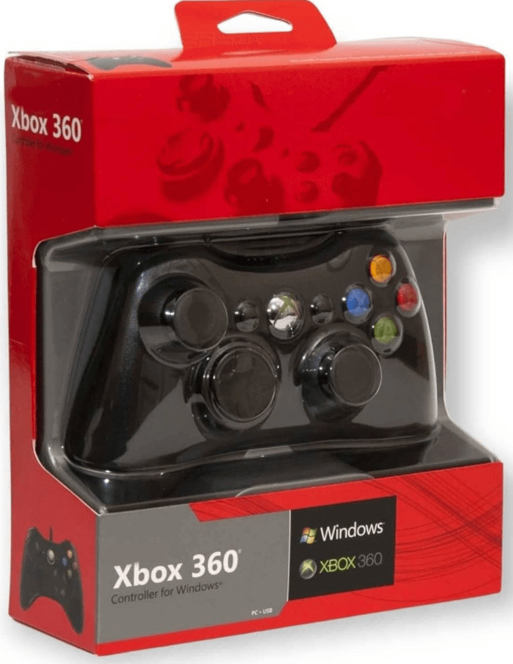 Х-BOX 360 Джойстик проводной (52А-00003) Black (красная упаковка) 4 Х-BOX 360 Джойстик проводной (52А-00003) Black (красная упаковка) 4