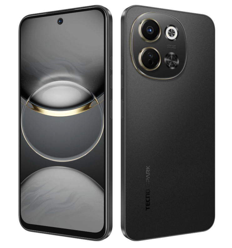 Смартфон TECNO Spark 30 5G 6/128 ГБ Midnight Shadow 8 Смартфон TECNO Spark 30 5G 6/128 ГБ Midnight Shadow 8