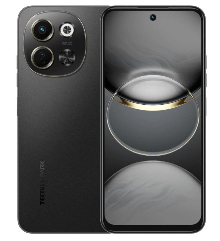 Смартфон TECNO Spark 30 5G 6/128 ГБ Midnight Shadow 1 Смартфон TECNO Spark 30 5G 6/128 ГБ Midnight Shadow 1