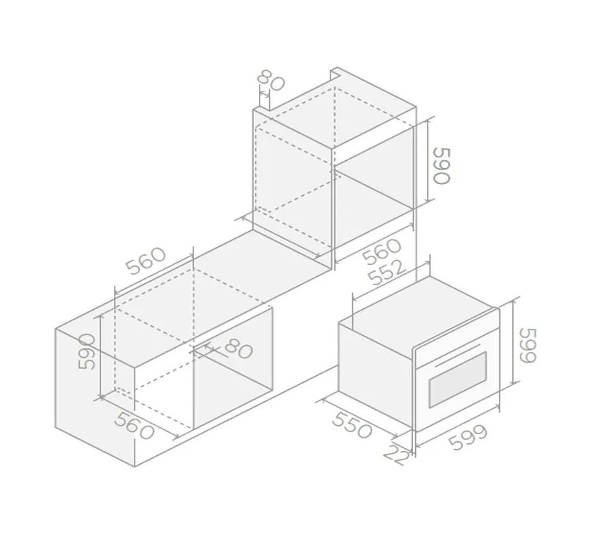 Духовой шкаф Elica Virtus Multi 60 TFT Oven BL 3 Духовой шкаф Elica Virtus Multi 60 TFT Oven BL 3