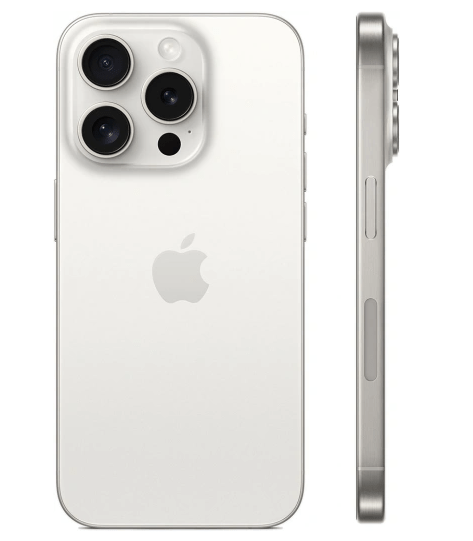 Смартфон Apple iPhone 15 Pro 256 ГБ, Dual: 2 nano SIM, белый титан 4 Смартфон Apple iPhone 15 Pro 256 ГБ, Dual: 2 nano SIM, белый титан 4