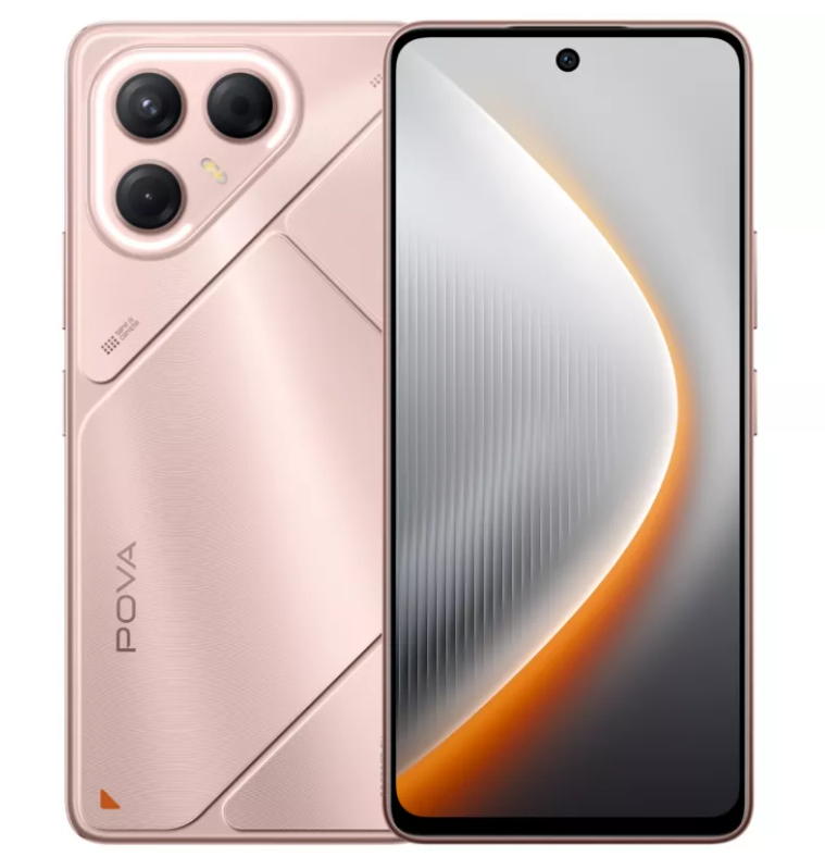 Смартфон Tecno POVA 7 5G 8/128GB Stardust Pink 1 Смартфон Tecno POVA 7 5G 8/128GB Stardust Pink 1