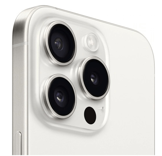 Смартфон Apple iPhone 15 Pro 256 ГБ, Dual: 2 nano SIM, белый титан 2 Смартфон Apple iPhone 15 Pro 256 ГБ, Dual: 2 nano SIM, белый титан 2