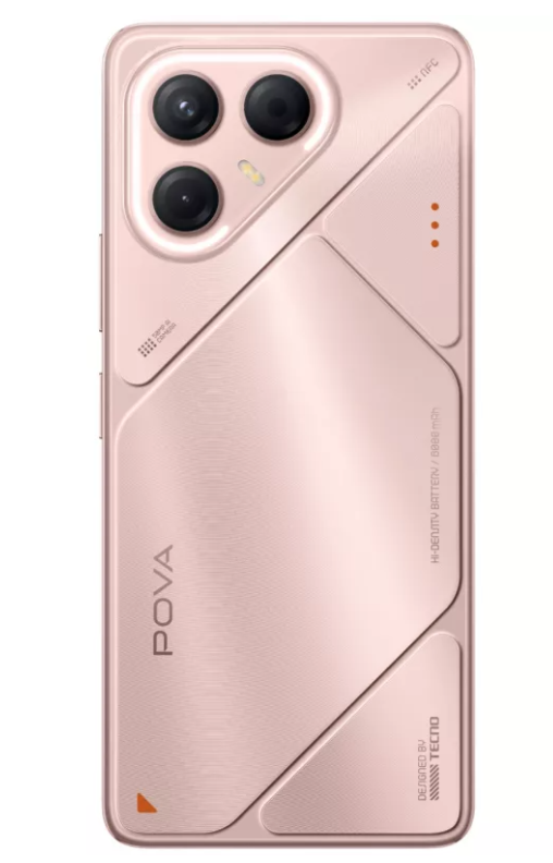 Смартфон Tecno POVA 7 5G 8/128GB Stardust Pink 3 Смартфон Tecno POVA 7 5G 8/128GB Stardust Pink 3