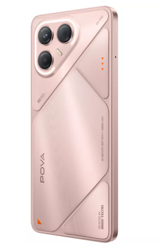 Смартфон Tecno POVA 7 5G 8/128GB Stardust Pink 4 Смартфон Tecno POVA 7 5G 8/128GB Stardust Pink 4