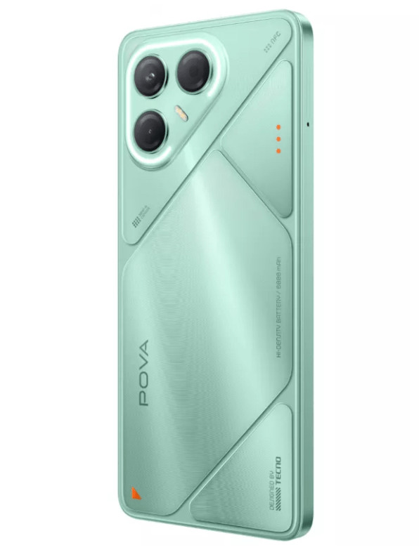 Смартфон Tecno POVA 7 5G 8/128GB Oasis Green 4 Смартфон Tecno POVA 7 5G 8/128GB Oasis Green 4