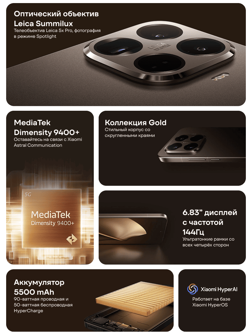 Смартфон Xiaomi Mi 15T Pro 12/512 ГБ Gray 2 XiaoMi-15T-Pro-03