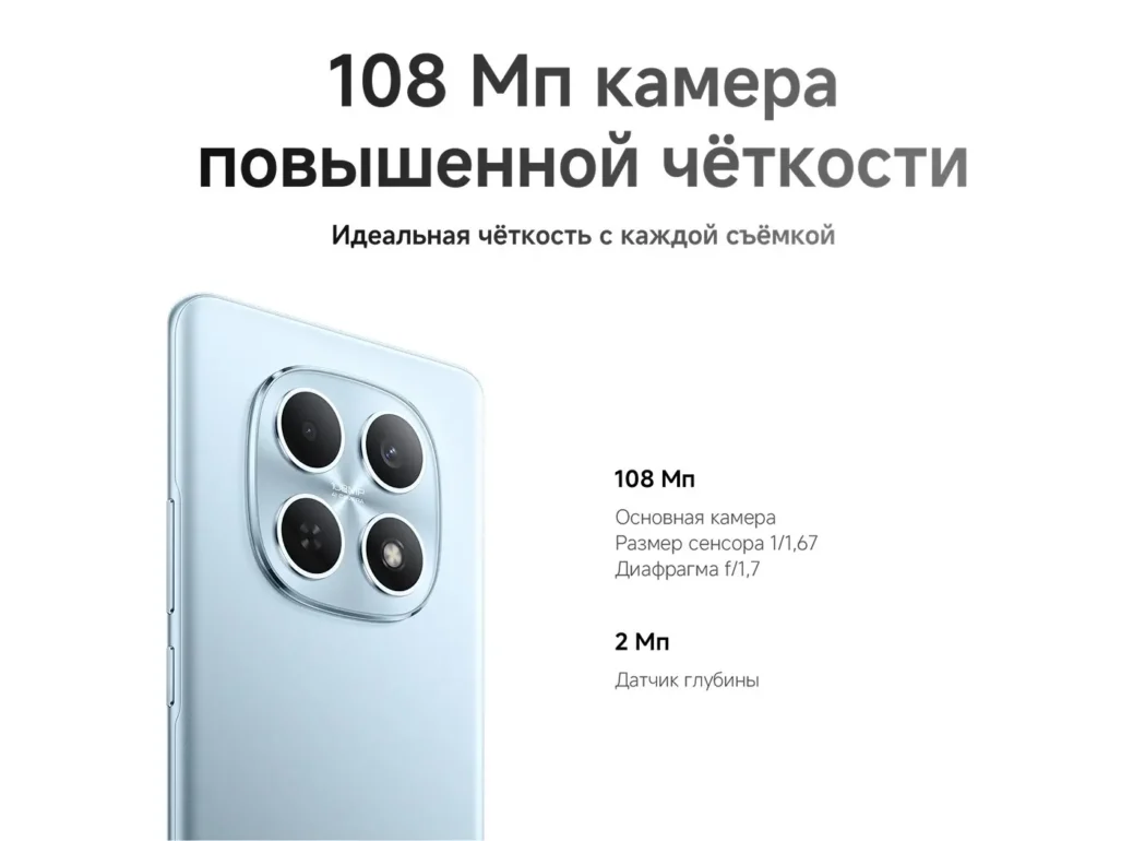 Смартфон Xiaomi Redmi Note 15 6/128GB Black 10