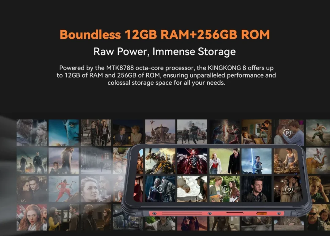 Смартфон Cubot Kingkong 8 6/256 Black 6