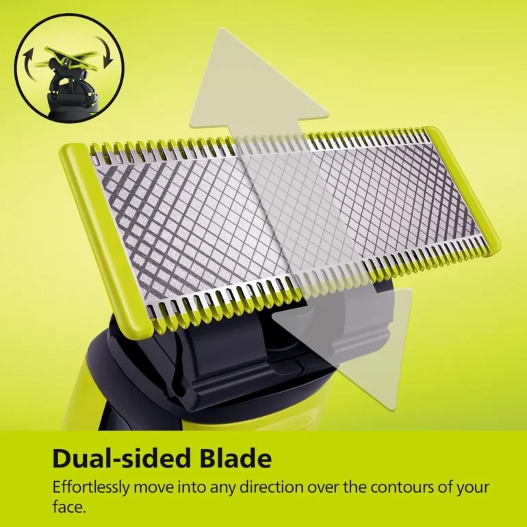 Триммер Philips QP2724/20 черный/лайм 4 Триммер Philips QP2724/20 черный/лайм 4