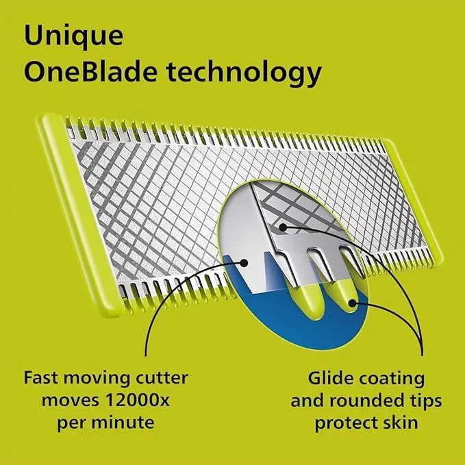 Триммер Philips QP2724/20 черный/лайм 2 Триммер Philips QP2724/20 черный/лайм 2