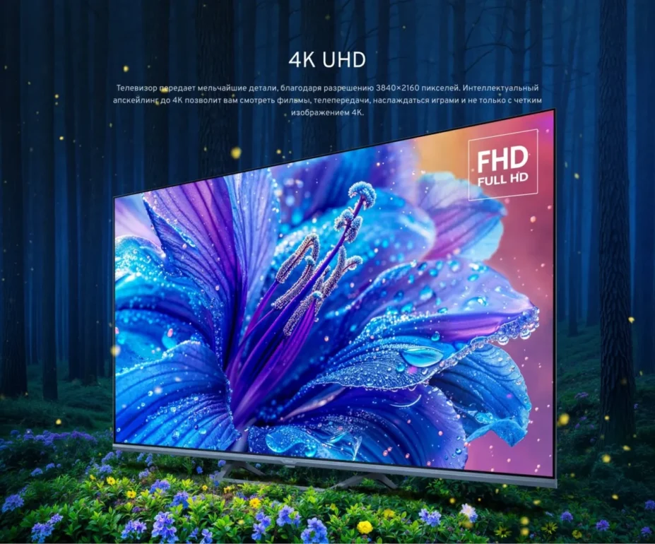55" (140 см) Телевизор Haier 55 Smart TV S2 PRO черный 11