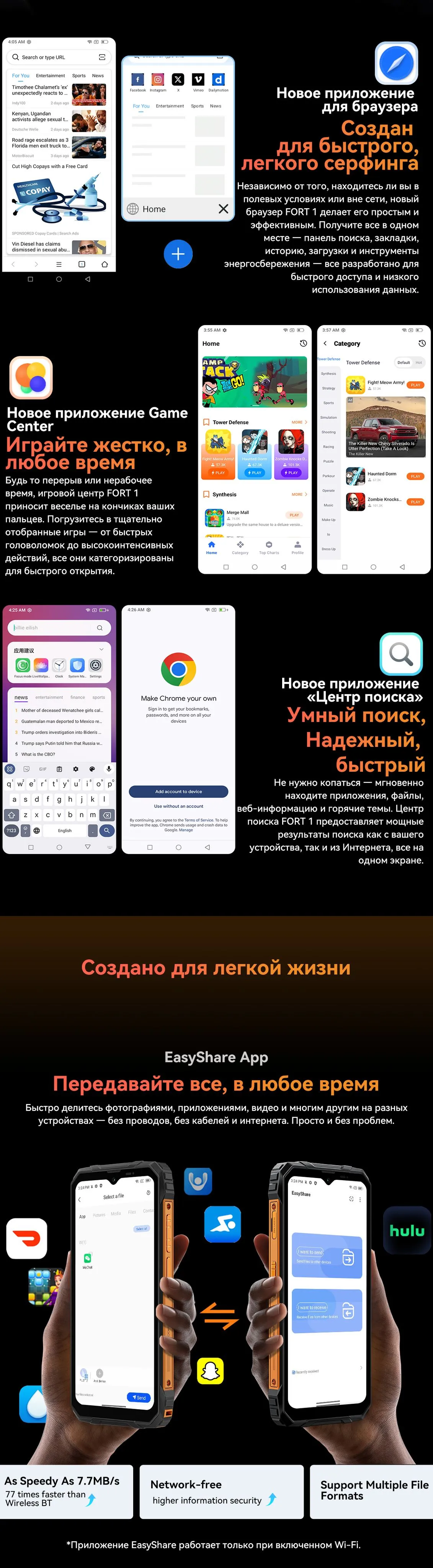 Смартфон Blackview Fort 1 6/256 Gb Black 15