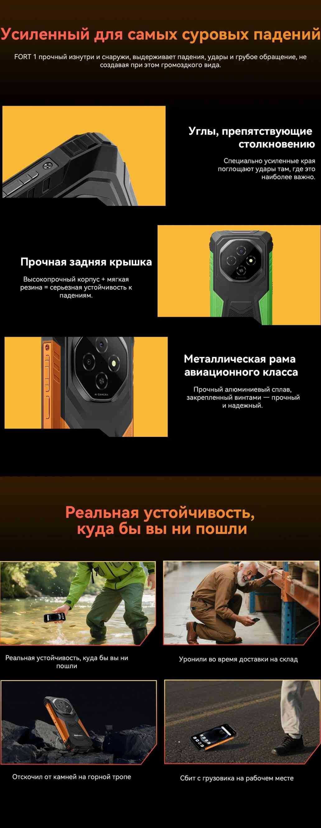 Смартфон Blackview Fort 1 6/256 Gb Black 10 Смартфон Blackview Fort 1 6/256 Gb Black 10