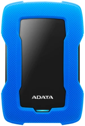 HDD ext 2.5" 2.0 TB USB3.2 ADATA DashDrive Durable HD330, прорезиненный, синий 1