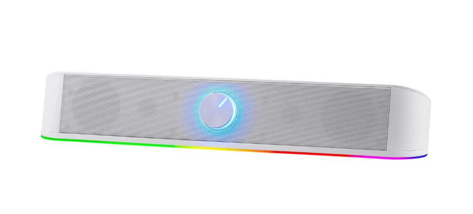 Саундбар Redragon Adiemus, RGB, белый (Питание от USB; 2x3Вт; пластиковый корпус) 1 Саундбар Redragon Adiemus, RGB, белый (Питание от USB; 2x3Вт; пластиковый корпус) 1