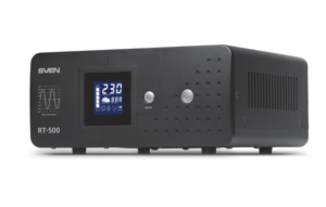 Источник бесперебойного питания SVEN RT-500 (Выходная мощность 300W, 600VA, Автоматическая регулиров 1