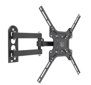 Кронштейн для телевизора Hama R1 118156, 32"-65", настенный, поворотно-выдвижной, наклон, черный 1