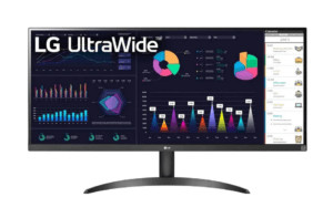 Монитор 34" LG 34WQ500-B, черный (100Hz) (31.5 ", 2560x1080@100 Гц, VA, LED, 3000:1, 350 Кд/м², 178° 1