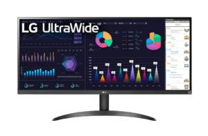 Монитор 34" LG 34WQ500-B, черный (100Hz) (31.5 ", 2560x1080@100 Гц, VA, LED, 3000:1, 350 Кд/м², 178° 1