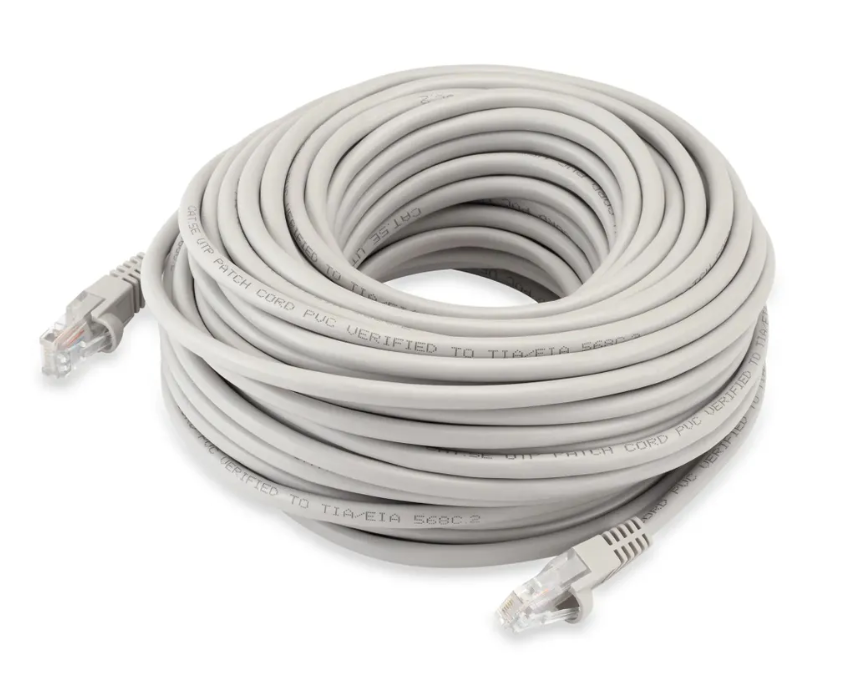 Патч-корд Buro (UTP-5E-20M-G) UTP 4 пары cat5E CCA molded 20м серый RJ-45 (m)-RJ-45 (m) 2 Патч-корд Buro (UTP-5E-20M-G) UTP 4 пары cat5E CCA molded 20м серый RJ-45 (m)-RJ-45 (m) 2