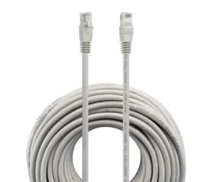 Патч-корд Buro (UTP-5E-20M-G) UTP 4 пары cat5E CCA molded 20м серый RJ-45 (m)-RJ-45 (m) 1