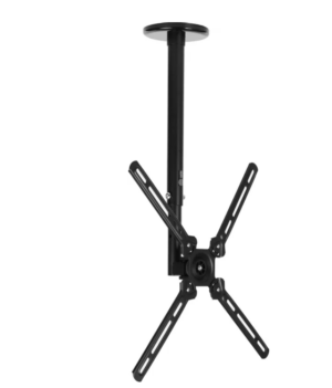 Кронштейн для телевизора Cactus CS-CP07 черный 23"-55" макс.45кг потолочный поворот и наклон 1